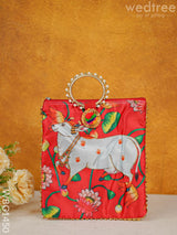 Multi Color - Pichwai Digital Printed Hand Bags Wbg1450 Fabric Bags