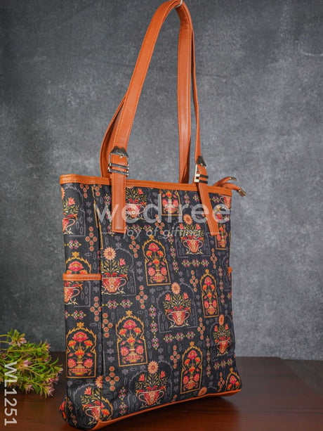 Multi Designed Hand Bag - Wl1251 Printed Fabric Bags