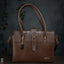 Leather Bag With Flip Lock - Wl1630 Brown Handbags