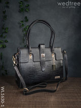 Leather Bag With Flip Lock - Wl1630 Handbags