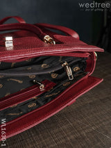 Leather Bag With Flip Lock - Wl1630 Handbags