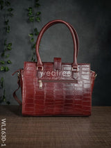 Leather Bag With Flip Lock - Wl1630 Handbags