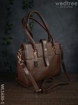 Leather Bag With Flip Lock - Wl1630 Handbags