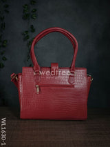 Leather Bag With Flip Lock - Wl1630 Handbags