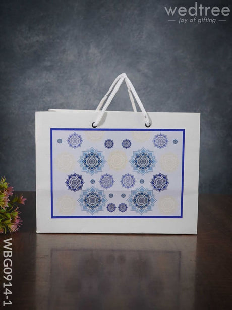 Multi Designed Paper Bags - Mandala Print Wbg0914-1