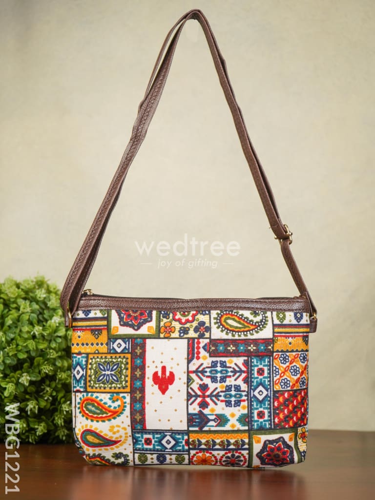 Multi Designed Sling Bag - Wbg1221 Hand Bags