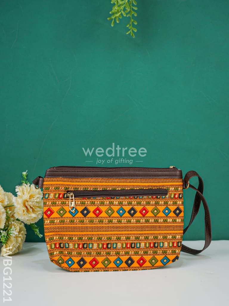 Multi Printed Design Sling Bag - Wbg1221 Hand Bags