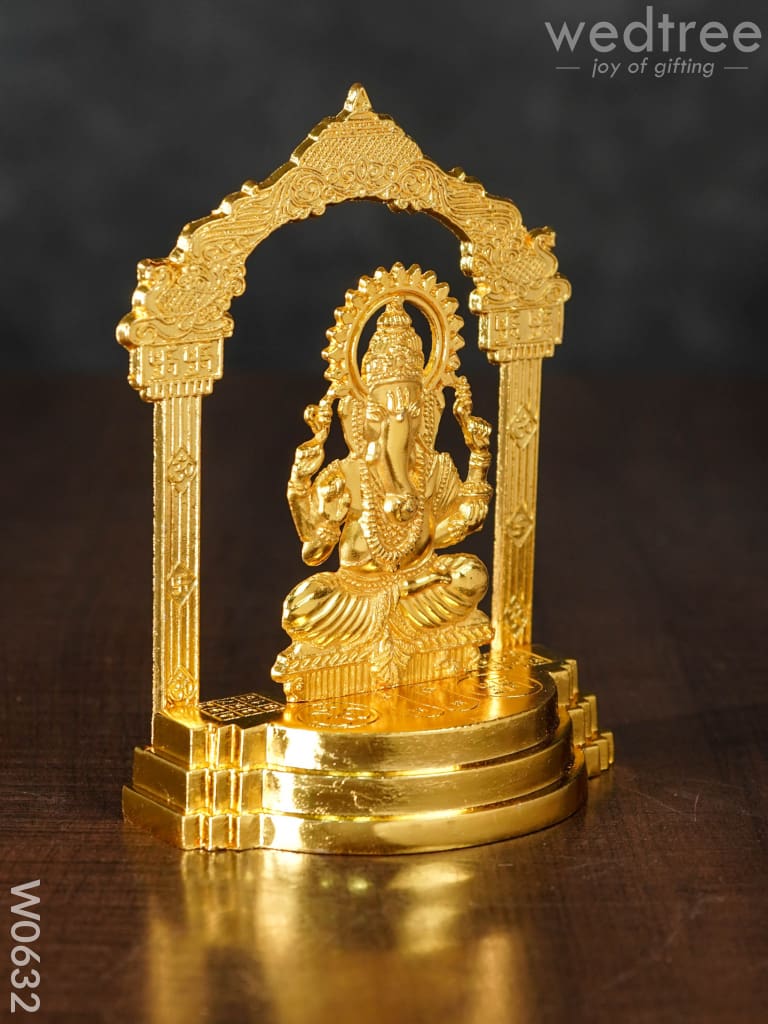 Murthi - Ganesha In Frame Small W0632 Divine Figurines