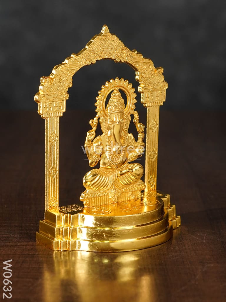 Murthi - Ganesha In Frame Small W0632 Divine Figurines