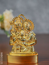 Murthi - Shiv Parivar Gold Finish Wbg1121 Divine Figurines