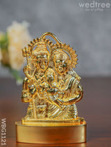 Murthi - Shiv Parivar Gold Finish Wbg1121 Divine Figurines