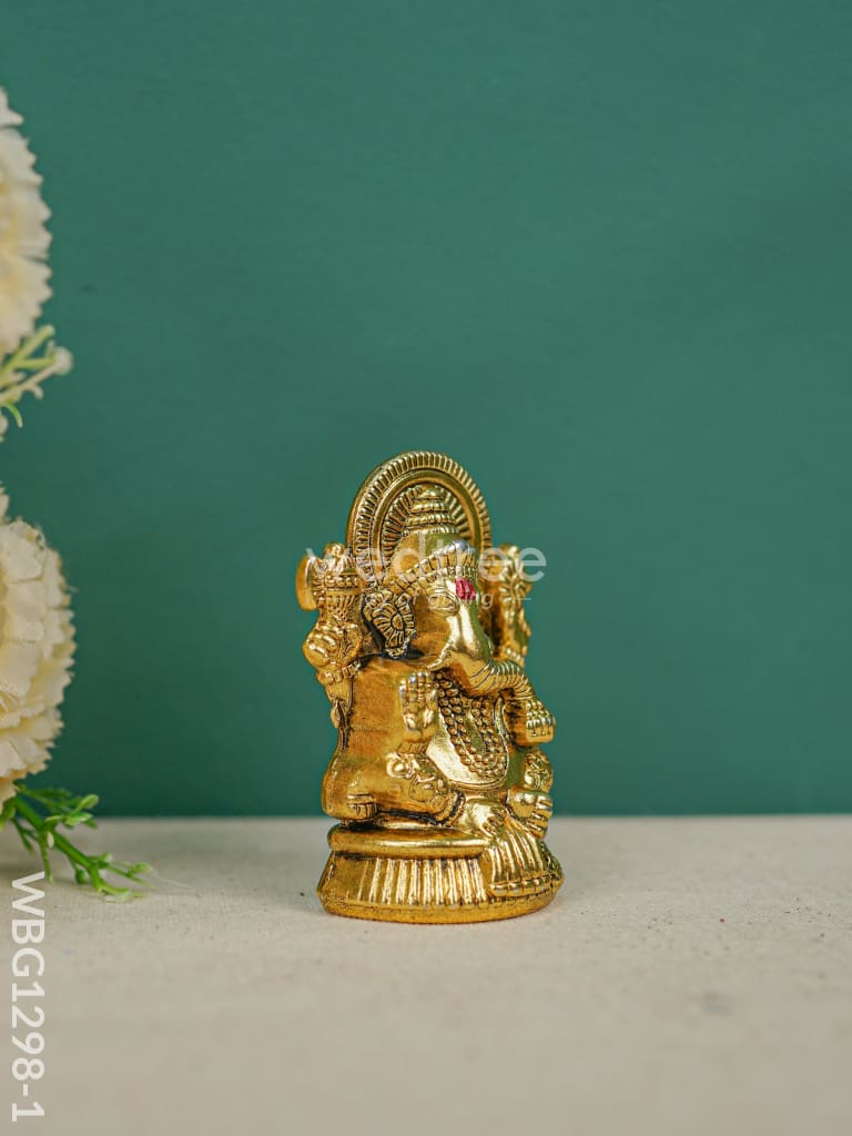 Zinc Alloy Ganesha Idol - Wbg1298 Murti Rg