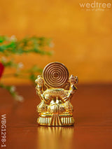 Zinc Alloy Ganesha Idol - Wbg1298 Divine Figurines