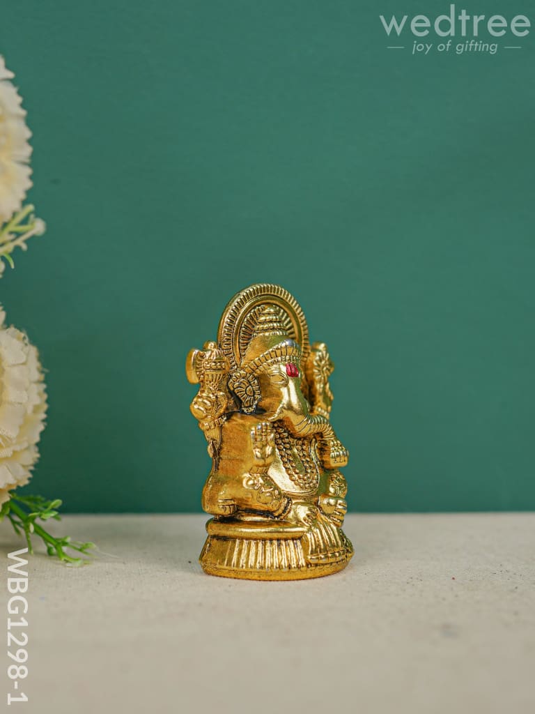 Zinc Alloy Ganesha Idol - Wbg1298 Murti Rg