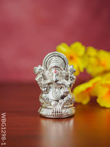 Zink Alloy Ganesha Idol - Wbg1298 Divine Figurines