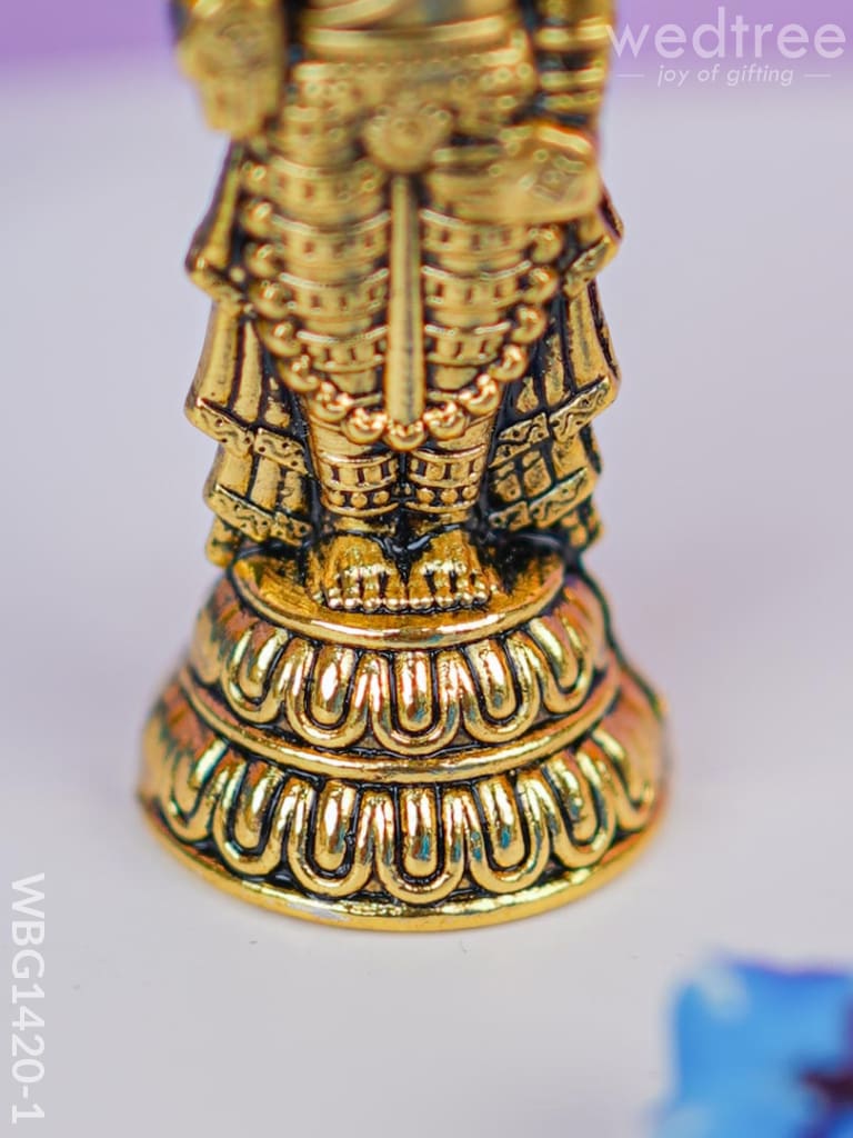 Zinc Alloy Gold Antique Tirupati Balaji Idol - Wbg1420 Murti Rg