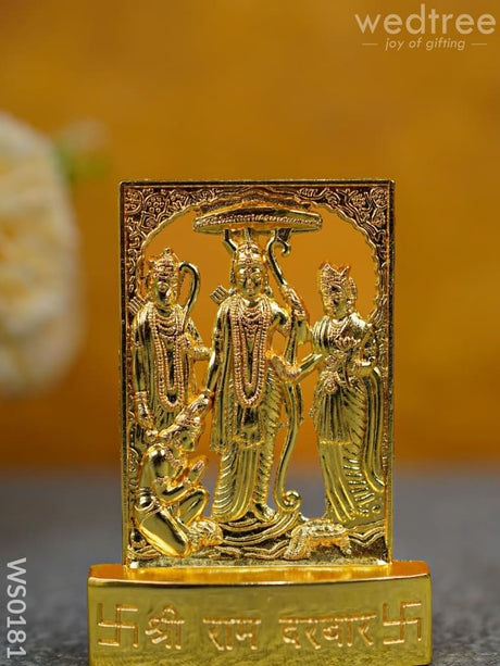 Murti - Ram Darbar Gold Finish Ws0181 Mutri Rg