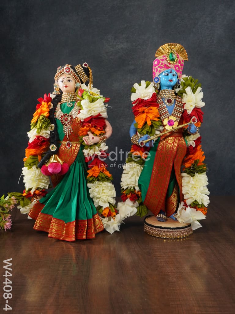 Nalangu Doll - Andal Krishna -15 Inch W4408-4 Wedding Essentials