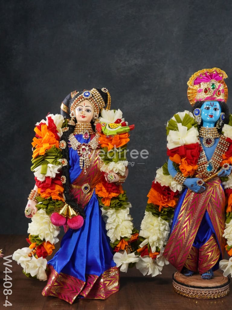 Nalangu Doll - Andal Krishna -15 Inch W4408-4 Wedding Essentials