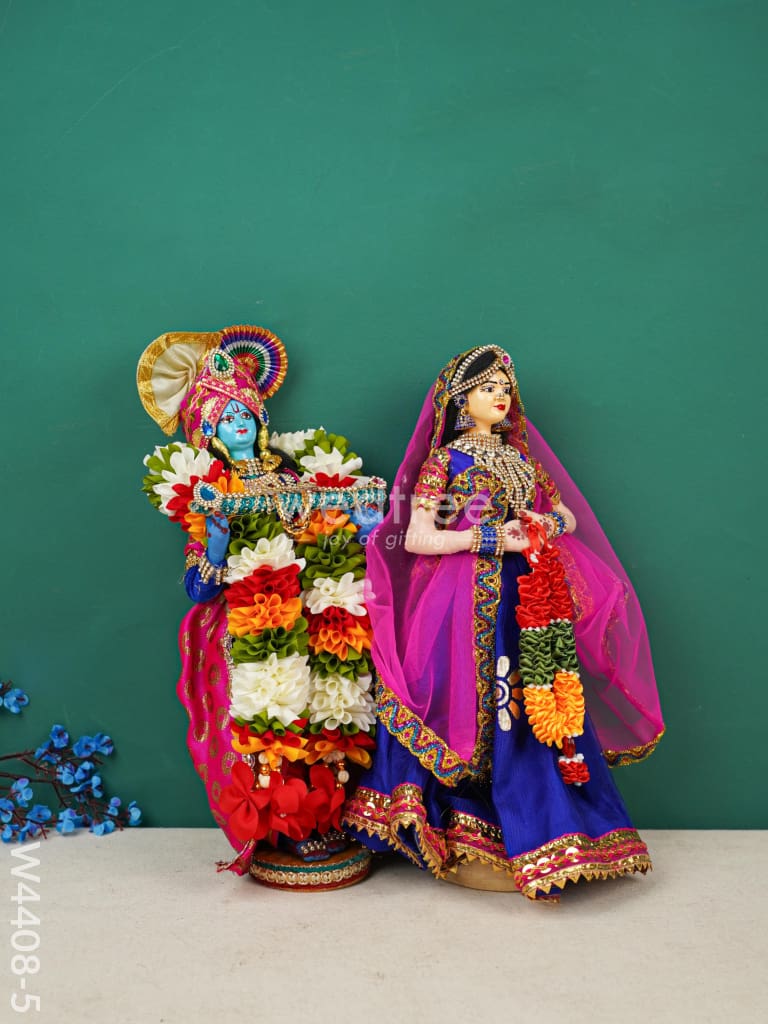 Nalangu Doll - Radhe Krishna 15 Inch W4408-5 Wedding Essentials