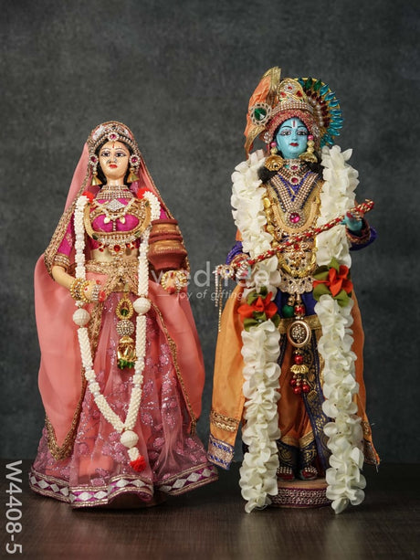 Nalangu Doll - Radhe Krishna 15 Inch W4408-5 Wedding Essentials