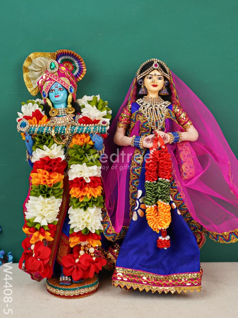 Nalangu Doll - Radhe Krishna 15 Inch W4408-5 Wedding Essentials