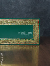 Antique Name Plate - Hand Painted 6X12 Green Wl1706-4 Portraits