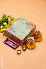 New Year Hamper 6 - Jar Diya And Chocolate Wh0040 Hampers