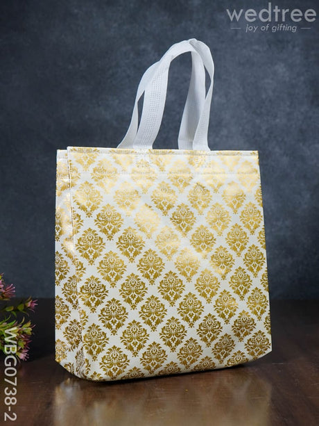 Non Woven Floral Printed Bag - Wbg0738 Shopping Bags