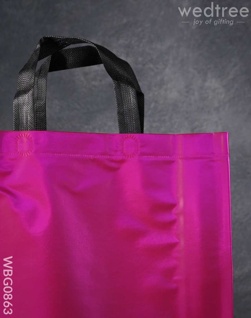 Non Woven Metallic Laminated Bag - 15 Inch Wbg0863 Shopping Bags