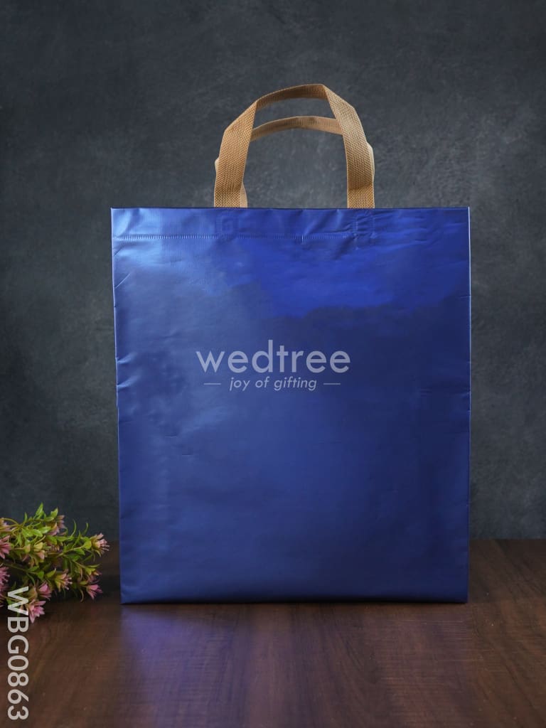 Non Woven Metallic Laminated Bag - 15 Inch Wbg0863 Shopping Bags