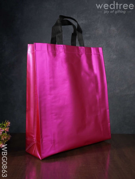 Non Woven Metallic Laminated Bag - 15 Inch Wbg0863 Shopping Bags