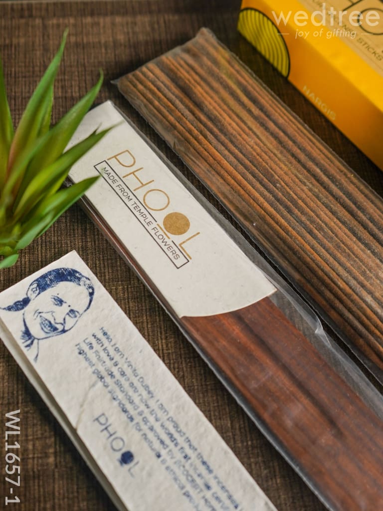 Organic Incense Sticks With Holder - Wl1657 Pooja Utilities