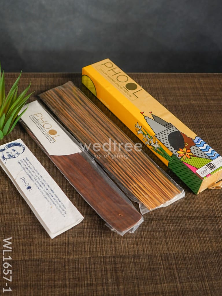 Organic Incense Sticks With Holder - Wl1657 Pooja Utilities