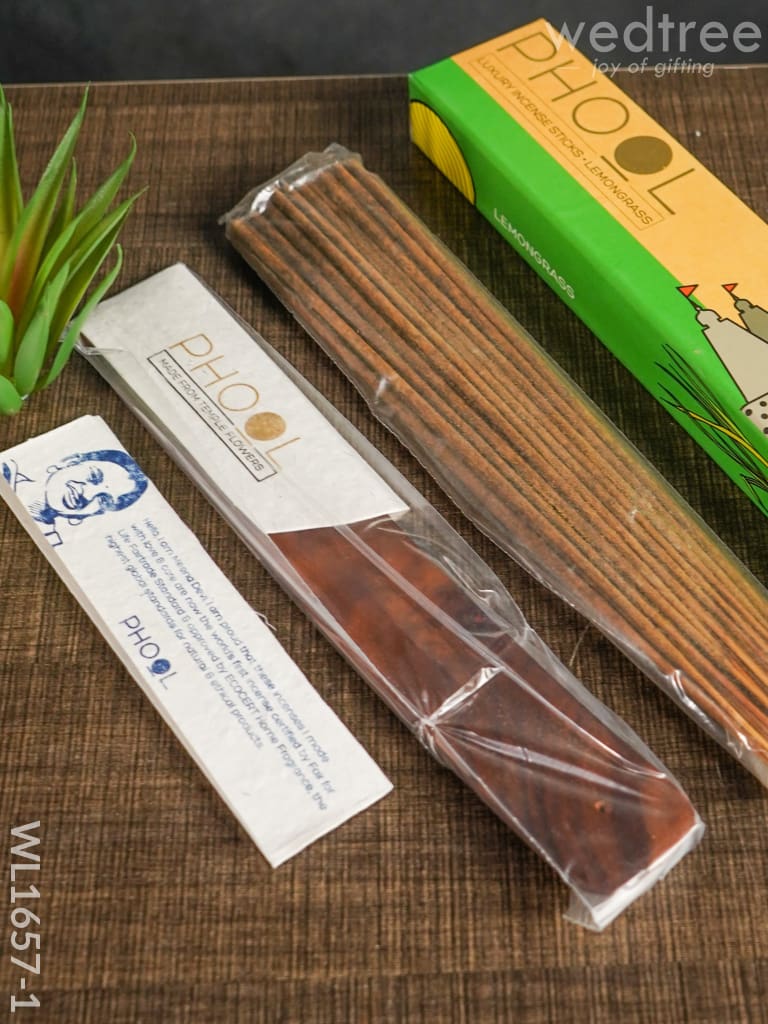 Organic Incense Sticks With Holder - Wl1657 Pooja Utilities