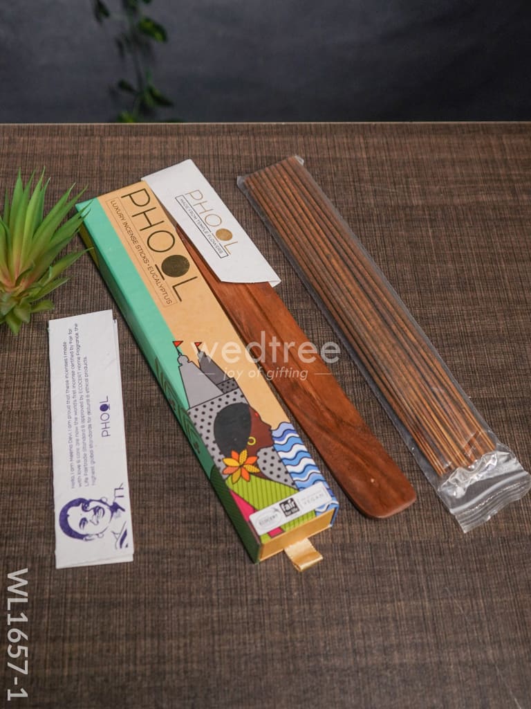 Organic Incense Sticks With Holder - Wl1657 Pooja Utilities