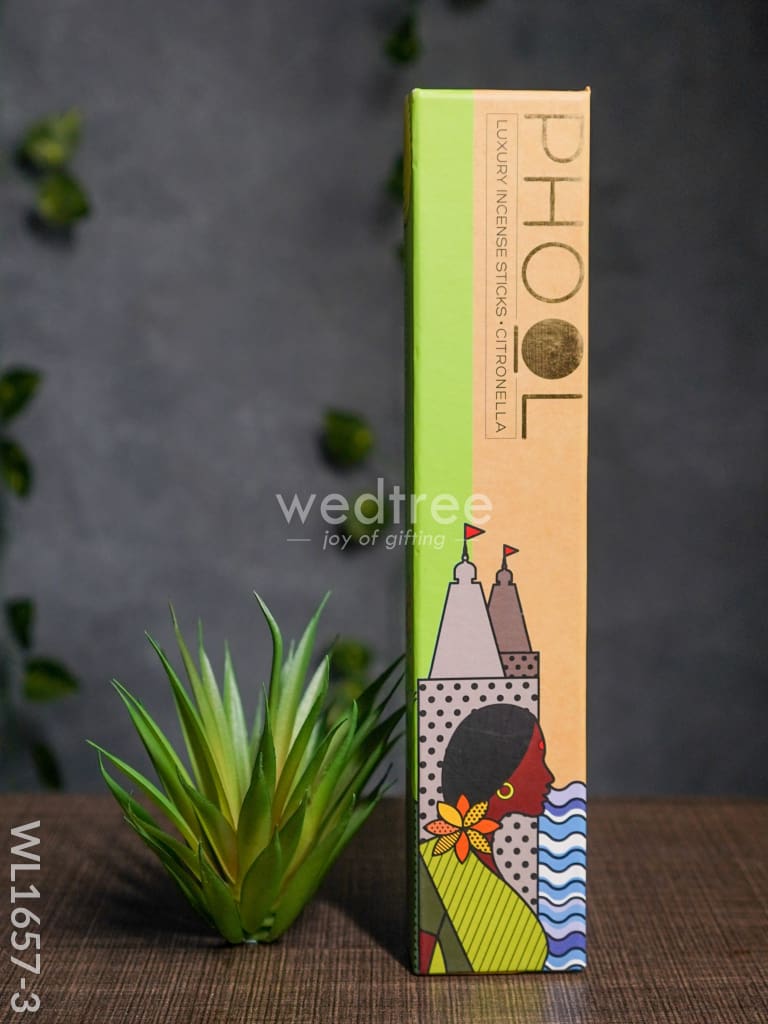 Organic Incense Sticks With Holder - Wl1657 Citronella Scented Stick Pooja Utilities