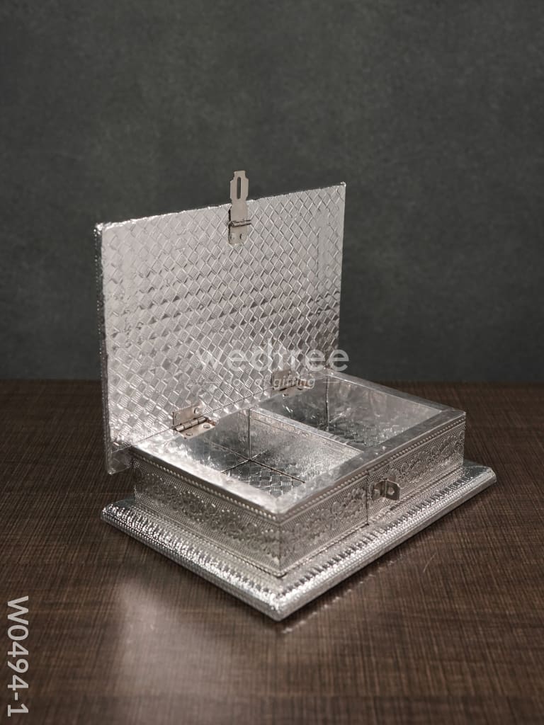 Oxidised Dry Fruit Photo Box - Medium W0494