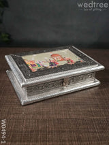 Oxidised Dry Fruit Photo Box - Medium W0494