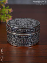 Gold Oxidised Poori Box - Wbg1070 Utensils