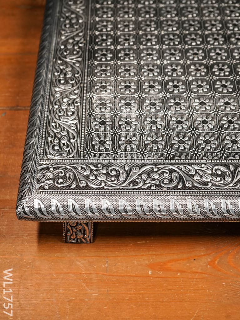 Oxidised Manai (21X15) - Wl1757 Meenakari