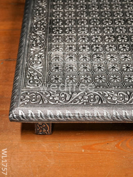 Oxidised Manai (21X15) - Wl1757 Meenakari