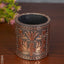 Oxidised Penstand With Floral Design - Wbg1116 Copper Finish