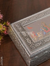 Oxidised Photo Box Rectangle Shaped Small - 8X6 Inch W3197 Dry Fruit Box