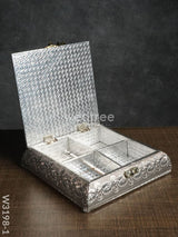 Oxidised Photo Box Square Shaped Small - W3198 Dry Fruit Box