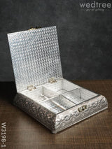 Oxidised Photo Box Square Shaped Small - W3198 Dry Fruit Box