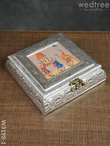 Oxidised Photo Box Square Shaped Small - W3198 Dry Fruit Box