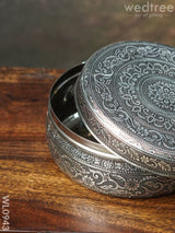 Oxidised Poori Box - Wl0943 Boxes