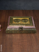 Oxidised Rectangle Dry Fruit Box - W4450 Dry Fruit Box