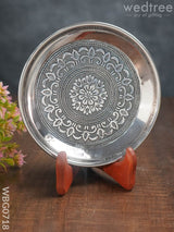 Oxidised Round Plate - 6 Inch Wbg0718 Trays & Plates